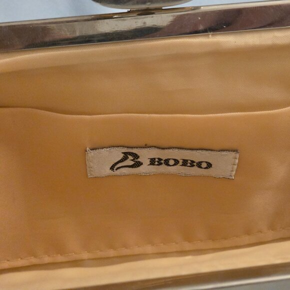 Gold Flower-design Evening Purse - Picture 5 of 7